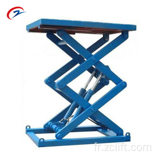 Table de lifting des ciseaux stationnaires hydrauliques